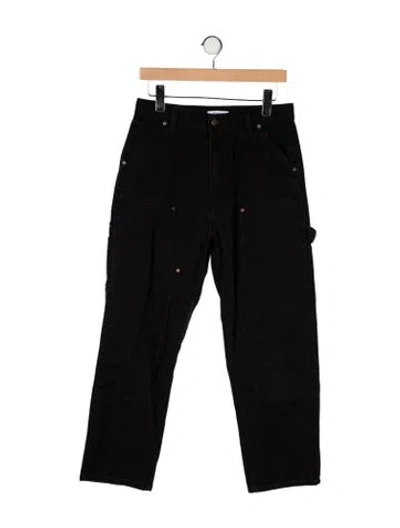 Pre-owned Renggli High-rise Straight Leg Jeans In Black