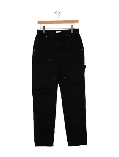 Pre-owned Renggli High-rise Straight Leg Jeans In Black