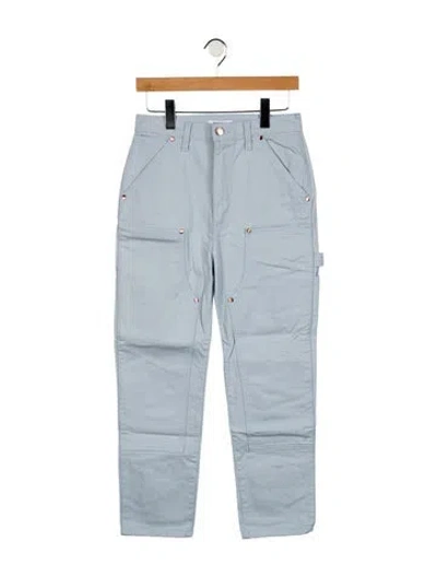 Pre-owned Renggli High-rise Straight Leg Jeans In Blue
