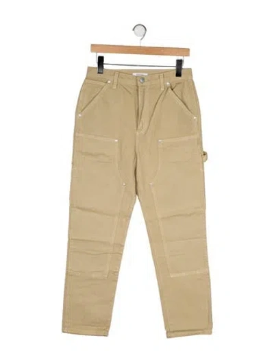 Pre-owned Renggli High-rise Straight Leg Jeans In Green