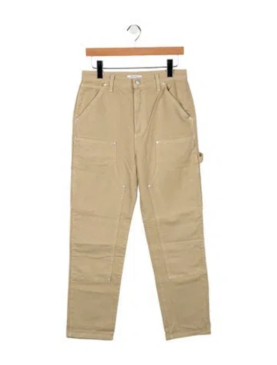Pre-owned Renggli High-rise Straight Leg Jeans In Neutrals