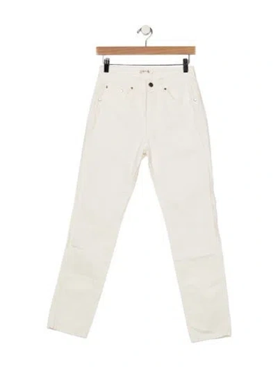 Pre-owned Renggli High-rise Straight Leg Jeans In Neutrals