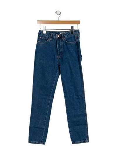 Pre-owned Renggli Mid-rise Skinny Leg Jeans In Blue