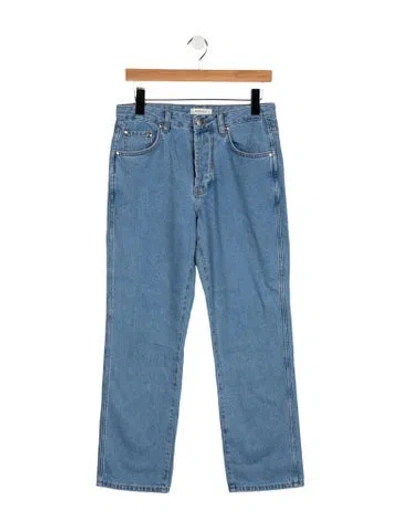Pre-owned Renggli Mid-rise Straight Leg Jeans In Blue