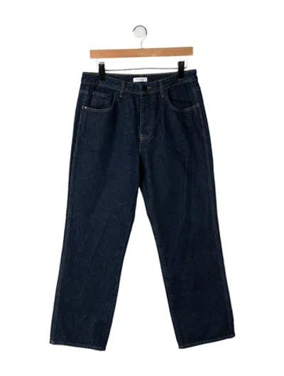 Pre-owned Renggli Mid-rise Straight Leg Jeans In Blue