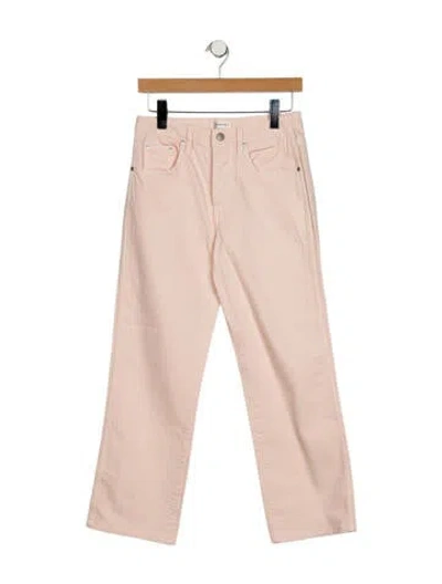 Pre-owned Renggli Mid-rise Wide Leg Jeans In Pink