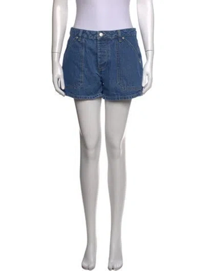 Pre-owned Renggli Mini Shorts In Blue