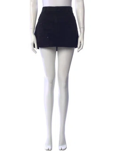 Pre-owned Renggli Mini Skirt In Blue