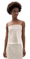 Renggli Organza Cami Crepe In White