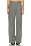 Renggli Pinstripe Trouser In Gray