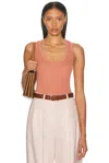 Renggli Scoop Neck Rib Tank