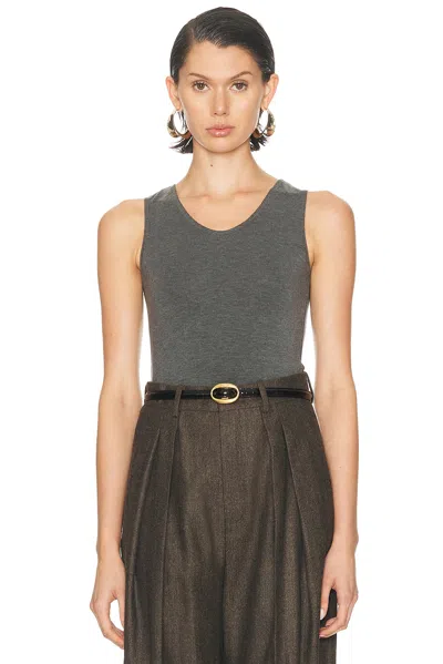 Renggli Scoop Neck Tank In Gray