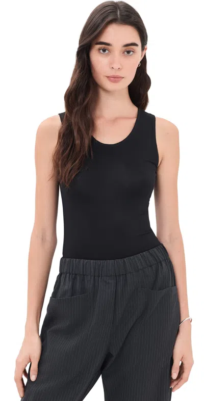 Renggli Scoop Neck Tank Ink In Black