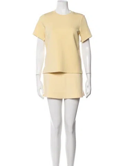 Pre-owned Renggli Skirt Set In Yellow