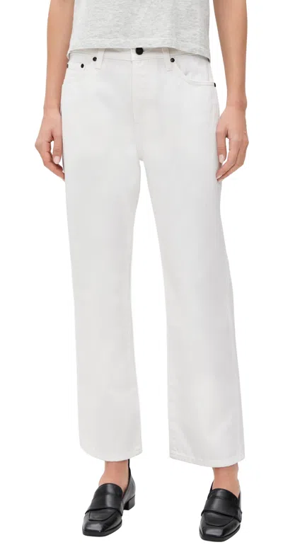 Renggli Straight Jeans Chalk In White