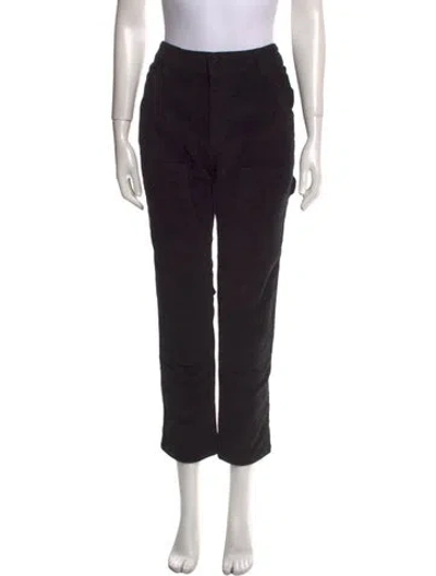 Pre-owned Renggli Straight Leg Pants In Black