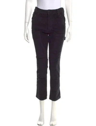 Pre-owned Renggli Straight Leg Pants In Black
