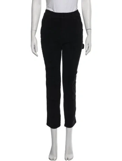 Pre-owned Renggli Straight Leg Pants In Black