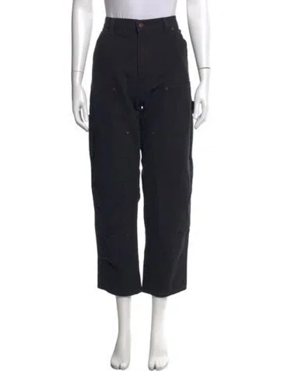 Pre-owned Renggli Straight Leg Pants In Black