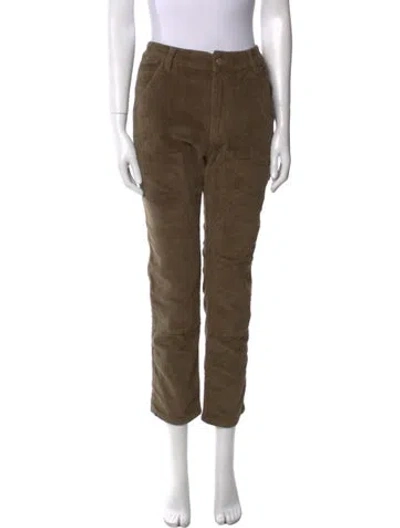 Pre-owned Renggli Straight Leg Pants In Brown