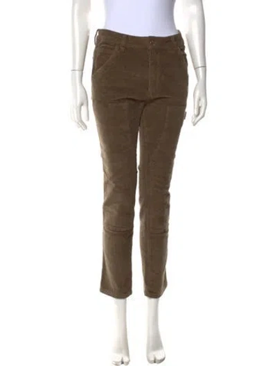 Pre-owned Renggli Straight Leg Pants In Brown