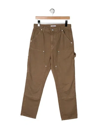 Pre-owned Renggli Straight Leg Pants In Brown