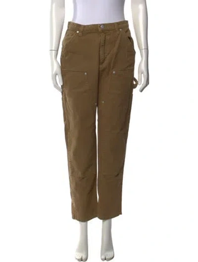 Pre-owned Renggli Straight Leg Pants In Brown