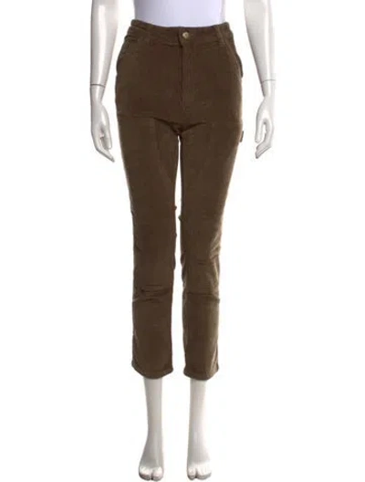 Pre-owned Renggli Straight Leg Pants In Brown
