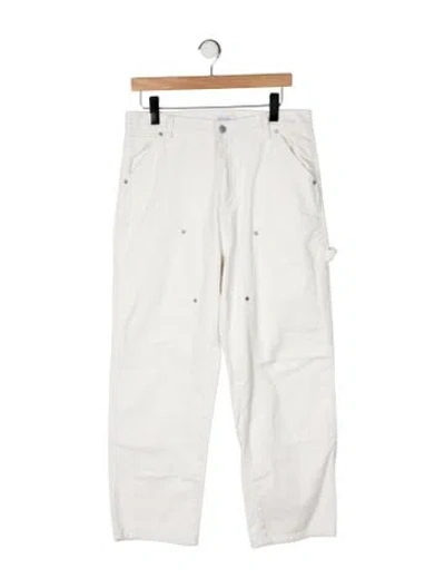Pre-owned Renggli Straight Leg Pants In Neutral