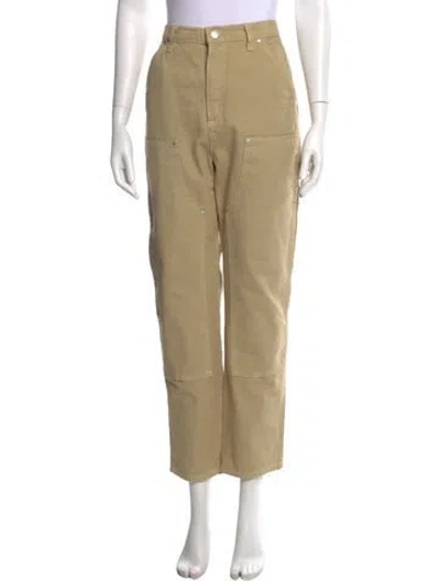 Pre-owned Renggli Straight Leg Pants In Neutral