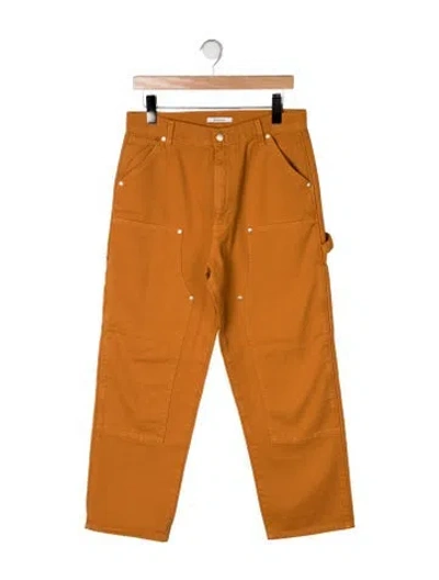 Pre-owned Renggli Straight Leg Pants In Orange