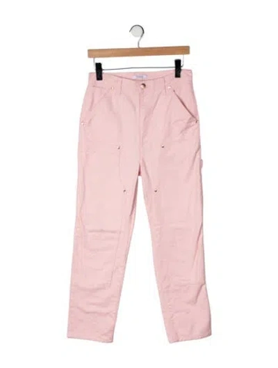 Pre-owned Renggli Straight Leg Pants In Pink