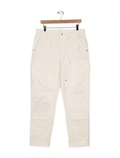 Pre-owned Renggli Straight Leg Pants In White