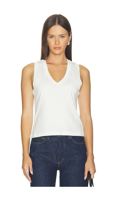 Renggli V-neck Tank In White