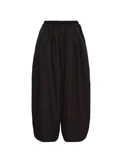 Renli Su Elasticated Trousers In Black