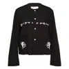 Renli Su Embroidered Crew-neck Jacket In Multi