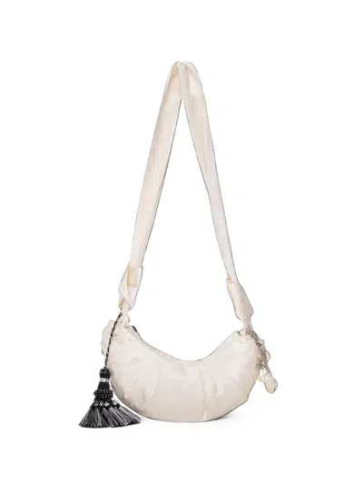 Renli Su Evelyn Tassel-detail Shoulder Bag In Nude