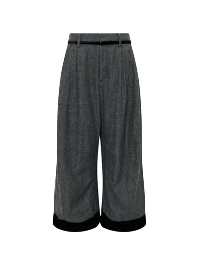 Renli Su Leni Straight-leg Trousers In Animal Print