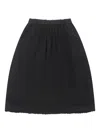 Renli Su Panelled Skirt In Black