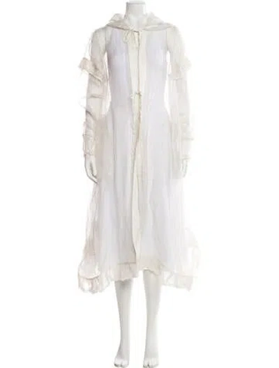 Pre-owned Renli Su Robe In Neutral