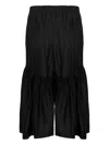Renli Su Ruffled Trousers In Black