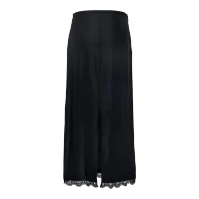 Renli Su Wool Sleeveless Dress In Black