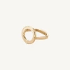RENNÉ JEWELLERY 9 CARAT GOLD POLO RING
