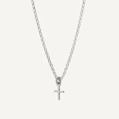 Renné Jewellery Mini Cross In Metallic
