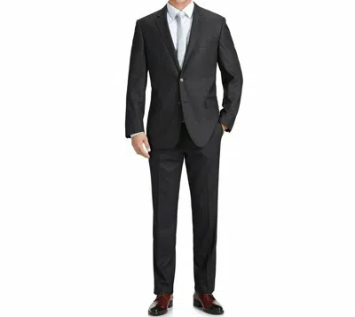 Pre-owned Renoir Men  Suit Separate Super 140 Wool Two Button Classic Fit 555-3 Charcoal In Gray