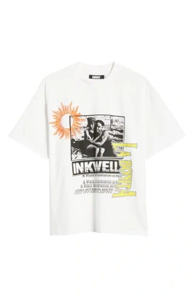 Renowned Sunsets At The Inkwell Graphic T-shirt In White