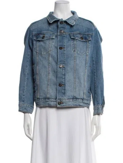 Pre-owned Rentrayage Denim Jacket W/ Tags In Blue