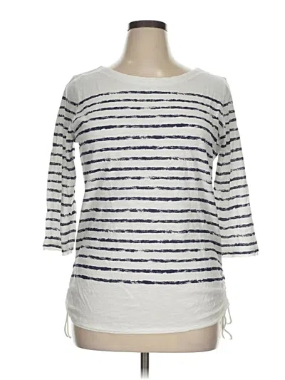 Pre-owned Renuar 3/4 Sleeve T-shirt In White