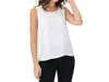 Renuar Airflow Sleeveless Top In White In White