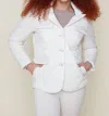 RENUAR BUTTON JACKET IN OYSTER